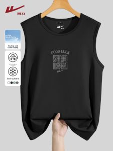 Warrior Running Sports Vest Mens Summer Thin Ice Silk Quick Dry Sleeveless T-Shirt 2025 New Style Shoulder Mens Style