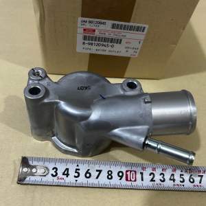 Isuzu Thermostat Cover Mux Dmax Alterra 4JJ1 Dmax 4JK1/ 4JJ1  4JJ3 / Mux  4JK1 4JJ1 4JJ3 Genuine #8981209450