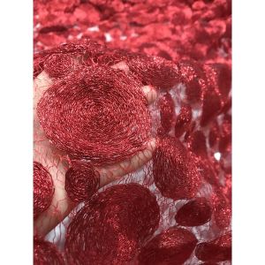 vải kim tuyến lấp lánh độc lạ màu đỏ đô cao cấp siêu sang giá 1m _(khổ 1m5)