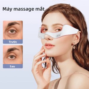 Máy Mát Xa Mắt 3D Với 20 Đèn LED Trị Liệu Bằng Ánh Sáng Đỏ Massage EMS Bằng Điện 3 Cài Đặt Chế Độ Để Giảm Mỏi Mắt Và Giảm Quầng Thâm Dụng Cụ Làm Đẹp Chăm Sóc Mắt
