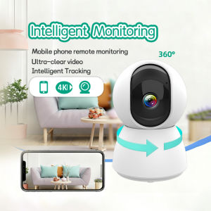 Smart Tuya APP 360° Surveillance Camera Cloud Storage - Intelligent AI Motion Detection - Voice Intercom - Infrared Night Vision Function Indoor Home APP Control Remote Wifi Hd 1080P Camera 监控摄像头