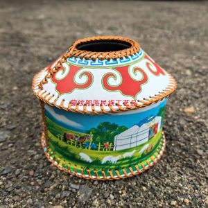 Mongolian Bag Pen Holder Inner Mongolia Special Crafts Pen Holder Grassland Tourism Souvenir Creative Quantity Discounts