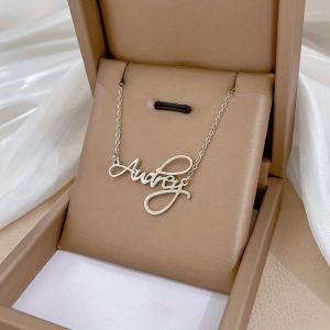 Kalung custom nama kamu - Titanium stell ori - Balita sampai Dewasa free box cantik