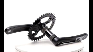 Meroca Full Alloy Metal CNC 104BCD Crankset MTB Mountain Bike Square Bike Crank Arm Aluminum Alloy Bicycle Crank + Chainring