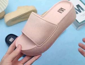 New Trend Ladies Korean Plain Wedge Fashion Sandals Leather Type Thick Sole For Women