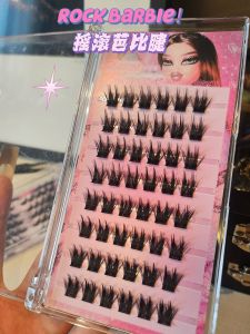 Rockabilly Barbie Segmented Fake Lashes Thick Curling Double Tip Asian Mixed Easy to Use Beauty Tools from Mainland China