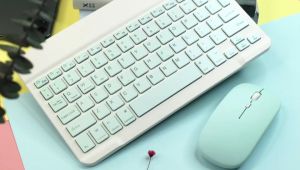 Bluetooth Keyboard for Cellphone 10inch Rechargeable Ultrathin for IPad PC Windows Android Cellphone Laptop