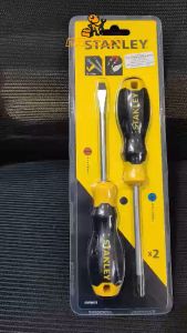 Nasara 2 Pcs / Set STMT66670 Cushion Grip Screwdriver Set Magnetic Tips Phillips Flat Blade / Pemutar Skru / 螺丝刀套装