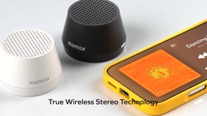 Momax 1-Vibe Go Lite Magnetic Portable True Wireless Speaker Phone TWS Stereo Waterproof IPX6 Bluetooth Mini Travel