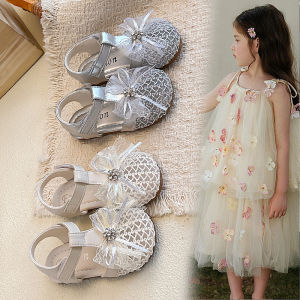 Lace Bow Hollow Princess Sandals
