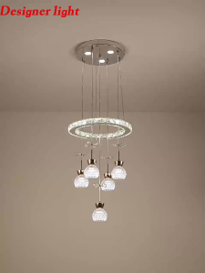 New Living Room Pendant Light LED Bedroom Dining Room Crystal Chandelier Creative Home Simple Light