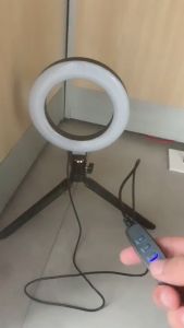 Ring Light 6/8inch Dimmable Brightness Youtube Live tiktok phone holder photography LED circle makeup ring light  with tripod