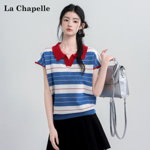 La Chapelle | Embroidery and Design Sense Polo Neck Short Sleeve T-shirt