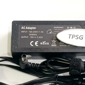 Nguồn màn hình LCD 19V - 3.42A / Đầu Kim tròn 6.5mm X 4.4mm dùng cho màn hình Samsung LG...