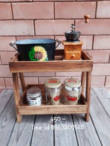 ชั้นไม้สัก ชั้นวางขนม ชั้นไม้ ชั้นวางเครื่องปรุง2ชั้น ชั้นวางของในครัว ชั้นวางของ ชั้นวางอุปกรณ์เครื่องครัว ชั้นอเนกประสงค์