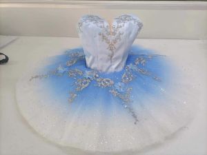 Blue Bird Simple Adult Childrens TUTU Skirt Competition Performance Costume Ballet Dance Sportswear Fitness Fans Goods
