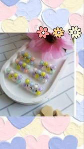 Bros dagu mutiara bening 1pcs