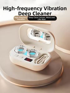 JIFANPAUL | High-Frequency Ultrasonic Automatic Rinse Portable Storage Case for Contact Lenses