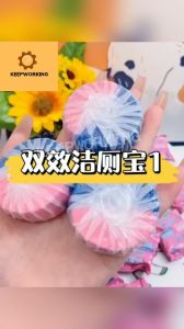 KW 10PCS/Pack Lasting Automatic Bleach Toilet Bowl Cleaner Stain Remover Table Flush Toilet Deodorize