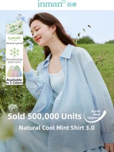 INMAN | Áo Khoác Tay Dài Chống Nắng Tencel Mỏng Hè