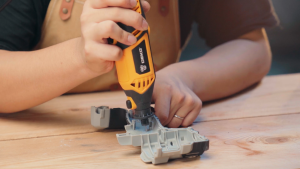 DEKO 220V Rotary Tool Kit Power Hand Rotary Tools Mini for Wood/Metal Electric Grinder Drill Machine