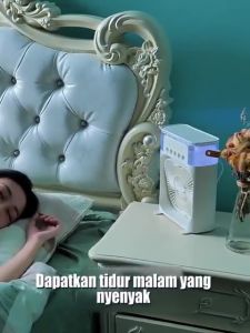 MINI PORTABEL AIR COOLER FAN / ADVANCE CF-06A~Advance Air cooler Mini Kipas Angin Portabel Listrik Kecil Duduk 3 Speed Recharge Kipas Angin Kecil Listrik Cas Tangan Votre CF-06A~PLS