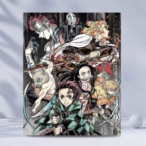 Bandai | Ghost Blade Digital Oil Painting Cartoon Characters 2026 New DIY Coloring Hand-painted Oil Painting