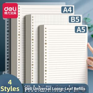 deli | Detachable Loose-leaf Notebook B5 A5 A4 26 Rings