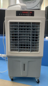 ASTINA พัดลมไอเย็น รุ่น AC020B สีขาว/ฟ้า ง่ายต่อการใช้งานโดยสามารถสั่งงานผ่านรีโมท