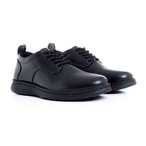 sepatu pantofel hitam pria sepatu hitam formal wolf maestro grain