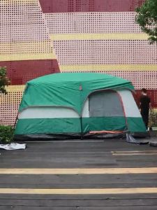 【พร้อมส่ง】เต็นท์ เต็นท์ใหญ่ เต็นท์ครอบครัวหลังใหญ่ 8-10คน มี 2 ห้อง ผ้าร่มโพลีเอสเตอร์ 210T เคลือบกันน้ำ เต็นท์ครอบครัว เต็นท์ใหญ่ 10 คน - Lazada