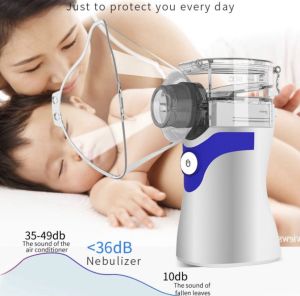 2021 Original and Portable Mesh Nebulizer Handheld Mesh Inhaler Ultrasonic Atomizer for Asthma Kids Adult