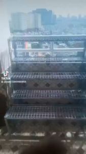 KỆ CÓ GẮN BÁNH XE (khung sắt V4x4cm)Kệ sắt v lỗ 3 tầng 5 bậc vỉ lưới sắt ô vuông( kệ sắt trưng bày cây cảnh sen đá