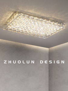 Modern Luxe Crystal Ceiling Light For Living Room