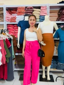 Maternity Knitted Ribbed Wide Leg Pants