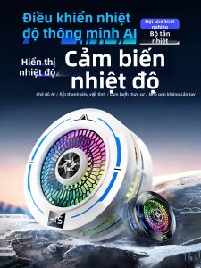caibeike | Máy Làm Mát Điện Thoại Thông Minh Hai Chức Năng Từ Tính và Kẹp Đa Năng