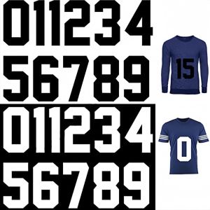 10 number Patches Thermal Transfer Printing For Garment Decoration Iron on Patch for Clothing T-Shirt Hat Jeans Jacket Decor
