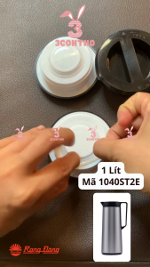 Nắp phích 1 lít 1040ST2E Rạng Đông nút nhựa gioăng ron phụ kiện nắp thay thế bình thủy inoc bình giữ nhiệt 1040 ST2E 1000ml