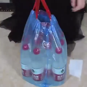 kantong sampah tali isi 13 45x50cm kantong plastik sampah roll tali kantong tali roll plastik tali