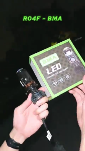 [BMA]Đèn Pha LED Bi Cầu Mini R04F BMA Hàng Cao Cấp - 55W Nhẹ Điện Pha Màn Chập Lắp Oto Xe Máy BH 2 Năm