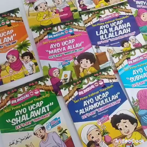 Buku Anak Cerita Islami Pintar Kalimat Thoyyibah Bilingual Full Colour Buku Anak Murah - Lingkar Media