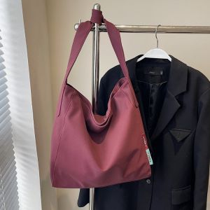 Trendy Commuter Tote Bag Womens Large Capacity Single Shoulder Bag Autumn Winter 2024 New Style Underarm Bag Soft PU Leather