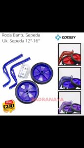 [2PCS] Sepasang Roda Bantu Sepeda Anak Roda Belajar Sepeda Anak Roda Samping 12"-16"