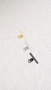 1Pcs Klip Logam Ultra Nipis 0.2mm Putaran 360° Tali Telefon Tahan Karat Anti Hilang
