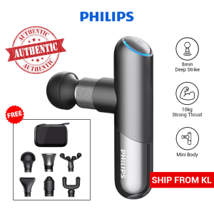 PHILIPS Mini Massage Gun 5101G Fascia Gun Muscle Massage Gun Massage Muscle Gun Full Body Relaxation Muscle Pain Relief