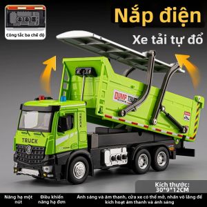 JUANNUO | Đồ Chơi Xe Tải Trộn Bê Tông Điện Hợp Kim