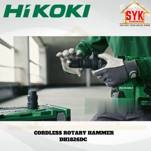 SYK Hikoki DH1826DC Brushless Cordless Rotary Hammer Drill Solo Power Tools Mesin Tebuk Gerudi Dinding