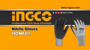 Găng tay Nitri - làm trong môi trường dầu mở INGCO HGNF01 HGNF03