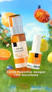 SCARLETT WHITENING C-POWER FACE MIST FACE SERUM ORIGINAL C POWER SERIES BPOM