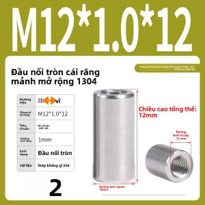 POWER&STRONG | Ốc Lục Giác Dài Đai Ốc Tròn Mịn Thân Ren
